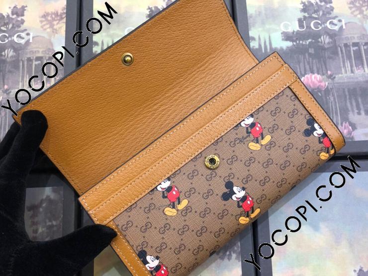 602530 HWUBM 8559】 GUCCI グッチ 長財布 コピー 日本未入荷 DISNEY