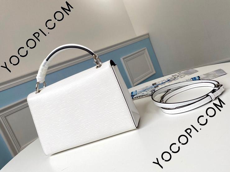 ルイヴィトン ポシェット グルネル エピ ハンドバッグ ホワイト