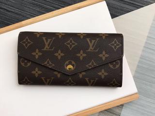 【M62236】 LOUIS VUITTON ルイヴィトン モノグラム 財布 スーパーコピー Sarah ポルトフォイユ・サラ レディース 二つ折り財布 4色可選択 コクリコ