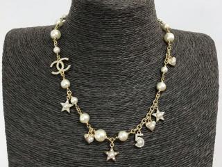 シャネルネックレス パールネックレス クラシックCCマーク 星のペンダント
