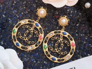 シャネル マカロン ピアス  CCマーク イヤリング