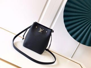 【M68709】 LOUIS VUITTON ルイヴィトン バッグ コピー NANO LOCKME BUCKET ナノ ロックミー・バケット レディース ショルダーバッグ 2色可選択 ノワール
