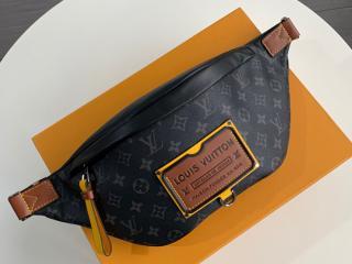 【M45220】 LOUIS VUITTON ルイヴィトン モノグラム・エクリプス バッグ スーパーコピー Discovery ディスカバリー・バムバッグ メンズ ボディバッグ