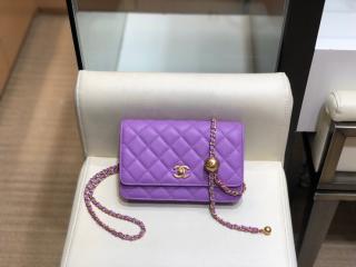 【AP1450 B02991 CH601】 CHANEL シャネル 財布 スーパーコピー Wallet On Chain ラムスキン チェーンウォレット レディース ショルダーバッグ 7色可選択