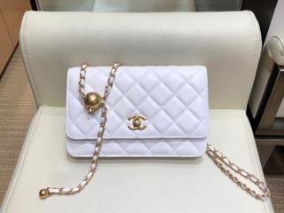 【AP1450 B02991 CH602】 CHANEL シャネル 財布 コピー Wallet On Chain ラムスキン チェーンウォレット レディース ショルダーバッグ 7色可選択