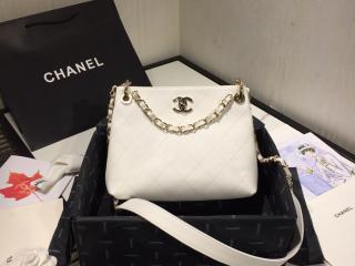 【AS1461-4】 20SS新作 CHANEL シャネル バッグ コピー レディース ショルダーバッグ 小牛革 4色可選択 白