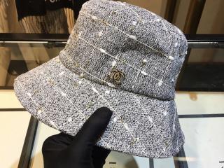 CHANELハット 帽子シャネル日除け帽　つば広 エレガント 女優風 日焼け防止