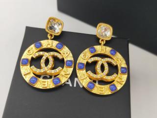 シャネルヴィンテージイヤリング 銅 大きなイヤリング Chanelピアス