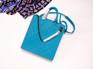【M55891】 LOUIS VUITTON ルイヴィトン モノグラム・パターン バッグ スーパーコピー Sac Plat サックプラ・メッセンジャー メンズ ショルダーバッグ 2色可選択 ターコイズ