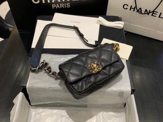 【AS1163-2】 CHANEL 19 シャネル バッグ コピー ウエスト バッグ waist bag ラムスキン レディースバッグ 7色可選択