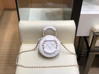 【AP1176-1】 CHANEL 20春夏 シャネル バッグ コピー チェーン クラッチ clutch with chain レディース ショルダーバッグ 2色可選択 ホワイト