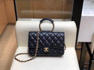 【AP1177-2】 CHANEL 20春夏 シャネル 財布 スーパーコピー チェーンウォレット Wallet On Chain レディース ショルダー財布 2色可選択 ブラック