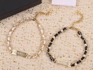 シャネル ブレスレット 革編みブレスレット 2色可選択