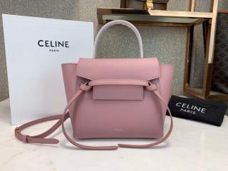 【189003ZVA-1】 CELINE N級 セリーヌ バッグ コピー Belt Nano ベルトバッグ ナノ / グレインドカーフスキン レディース ショルダーバッグ 21色可選択