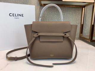 【189003ZVA-3】 CELINE N級 セリーヌ バッグ コピー Belt Nano ベルトバッグ ナノ / グレインドカーフスキン レディース ショルダーバッグ 21色可選択