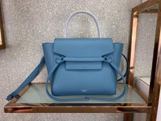 【189003ZVA-7】 CELINE N級 セリーヌ バッグ コピー Belt Nano ベルトバッグ ナノ / グレインドカーフスキン レディース ショルダーバッグ 21色可選択