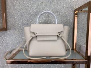 【189003ZVA-10】 CELINE N級 セリーヌ バッグ スーパーコピー Belt Nano ベルトバッグ ナノ / グレインドカーフスキン レディース ショルダーバッグ 21色可選択