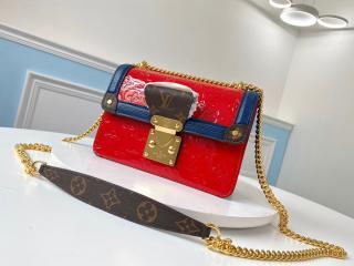 【M90517】 LOUIS VUITTON ルイヴィトン モノグラム･ヴェルニ バッグ スーパーコピー LV WYNWOOD LVワインウッド PM レディース ショルダーバッグ 2色可選択