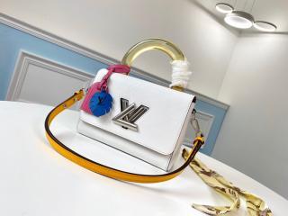 【M56132】 LOUIS VUITTON ルイヴィトン エピ バッグ コピー TWIST ツイスト MM レディース ショルダーバッグ 3色可選択 ブロン