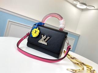 【M56112】 LOUIS VUITTON ルイヴィトン エピ バッグ コピー TWIST ツイスト MM レディース ショルダーバッグ 3色可選択 ノワール