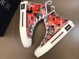 【カジュアルかつスタイリッシュ♡】DIOR スニーカー ディオールコラボ ハイカットスニーカー カジュアルシューズ