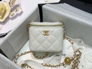 【AP1447 B02991 P5502】 CHANEL シャネル バッグ コピー クラシック スモール チェーンポーチ ラムスキン レディース ショルダーバッグ 6色可選択