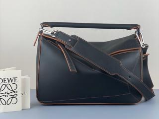 【326.77AC41】 LOEWE ロエベ バッグ スーパーコピー Puzzle Soft パズル ソフト バッグ ナパカーフ レディース ショルダーバッグ ブラック