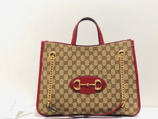 【621144 GY5OG 8561】 GUCCI グッチ バッグ スーパーコピー 1995 ホースビット ミディアム レディース トートバッグ 2色可選択