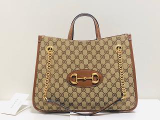 【621144 GY5OG 8563】 GUCCI グッチ バッグ コピー 1995 ホースビット ミディアム レディース トートバッグ 2色可選択