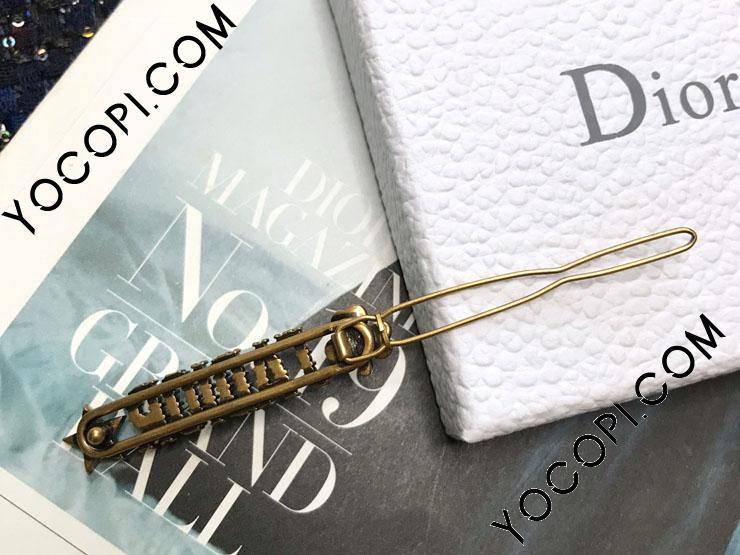 Dior J'ADIOR ホワイトクリスタル&クローバー&星 ブローチ_ディオール