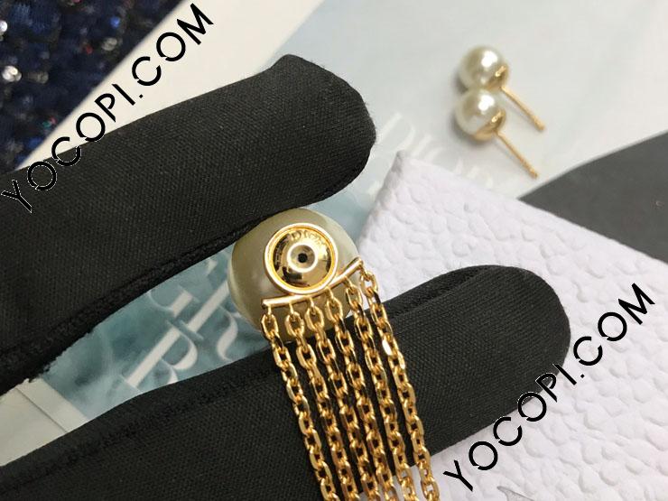 Diorピアス Danseuse Etoile チェーン ロングピアスGold イヤリング_ 