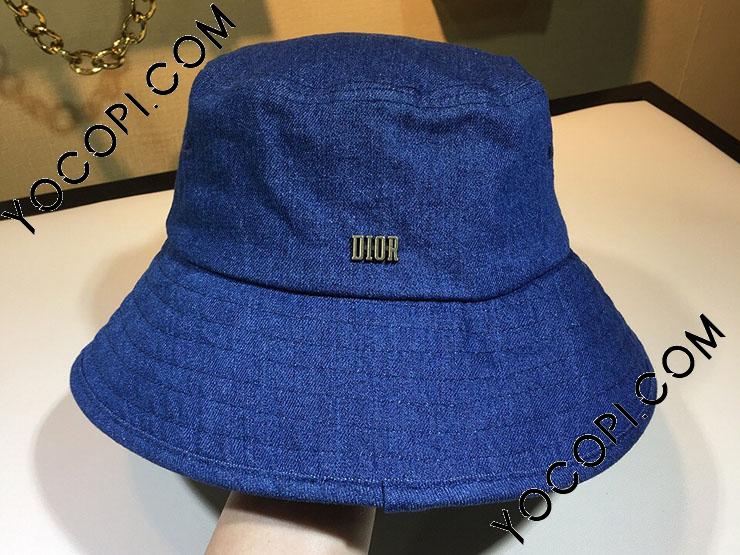 dior つば広ハット