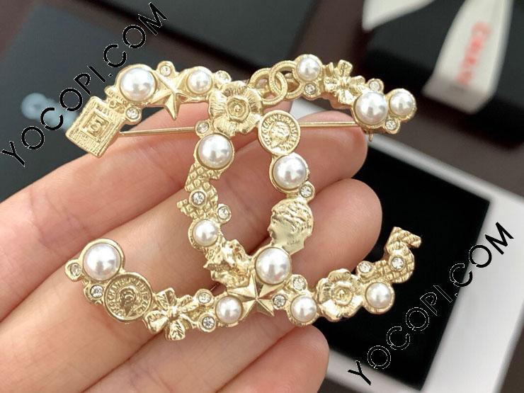 CHANEL - 新品未使用《シャネル》ブローチ コスチュームパール CCマーク 定番 ゴールドの通販 by sui*i's shop｜シャネル ならラクマ