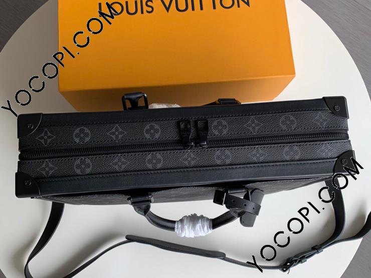 M44952 Louis Vuitton Monogram Éclipse Soft Trunk Briefcase