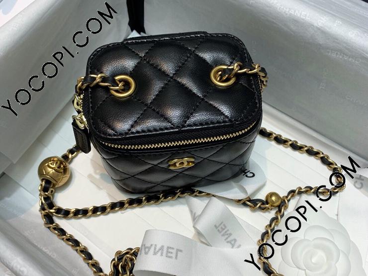 【AP1447 B02991 94305】 CHANEL シャネル バッグ コピー クラシック スモール チェーンポーチ ラムスキン