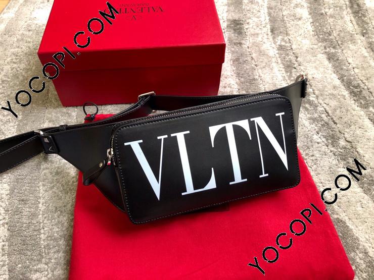 【TY2B0719WJW0NI】 VALENTINO N級 ヴァレンティノ バッグ スーパーコピー GARAVANI VLTN レザー メンズ