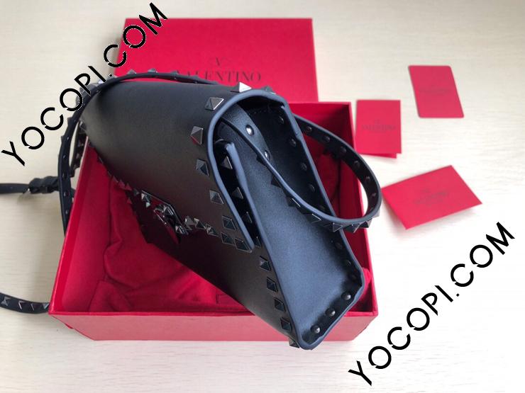 ヴァレンチノ キャンディスタッズ 斜め掛け チェーン ショルダーバッグ