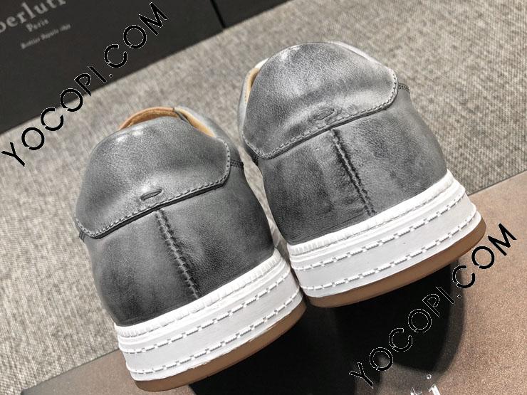 ベルルッティスニーカーメンズ用靴 PLAYTIME PALERMO 灰色 39-44