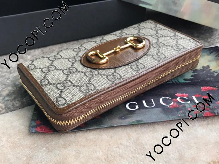 【国内即発】GUCCI ラウンドファスナー長財布 621889 8563 GUCCI グッチ 長財布 621889 92TCG 8563 GGスプリーム ホース