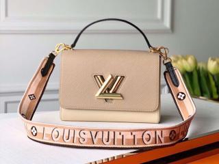 【M55677】 LOUIS VUITTON ルイヴィトン エピ バッグ スーパーコピー TWIST ツイスト MM レディース ショルダーバッグ 2色可選択 Beige Namibie / Quartz
