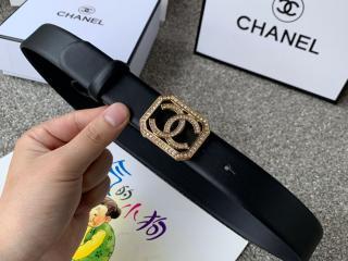 シャネルベルト女性用 ビジュー CCロゴキラキラベルト レジン ゴールド金具 幅3cm