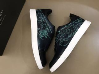 ベルルッティスニーカーberlutiメンズシューズ Stellar Scritto ロゴ カジュアルシューズ サイズ39-44選択可