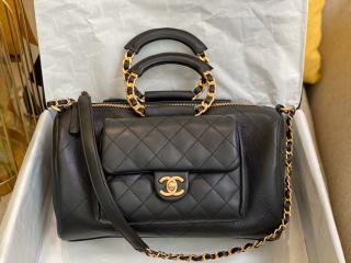 【AS1359 B01960 94305】 20SS CHANEL シャネル バッグ スーパーコピー ラージ ボーリング バッグ レディース ショルダーバッグ 2色可選択