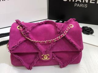 【AS1502 B02375】 20SS CHANEL シャネル バッグ スーパーコピー フラップ バッグ スウェード ゴートスキン レディース ショルダーバッグ 2色可選択
