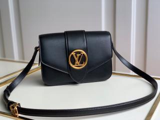 【M55948】 LOUIS VUITTON ルイヴィトン バッグ スーパーコピー LV PONT 9 LVポン9バッグ レディース ショルダーバッグ 5色可選択 ブラック