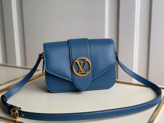 【M55947】 LOUIS VUITTON ルイヴィトン バッグ スーパーコピー LV PONT 9 LVポン9バッグ レディース ショルダーバッグ 5色可選択 ブルー