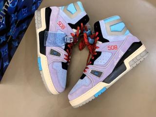 ルイヴィトンカジュアルシューズ ハイクラスの靴【メンズ用】LOUIS VUITTONスニーカー マカロン色 サイズ245-265選択可