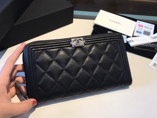 A80288-11】 BOY CHANEL ボーイ シャネル 長財布 コピー Zip Wallet