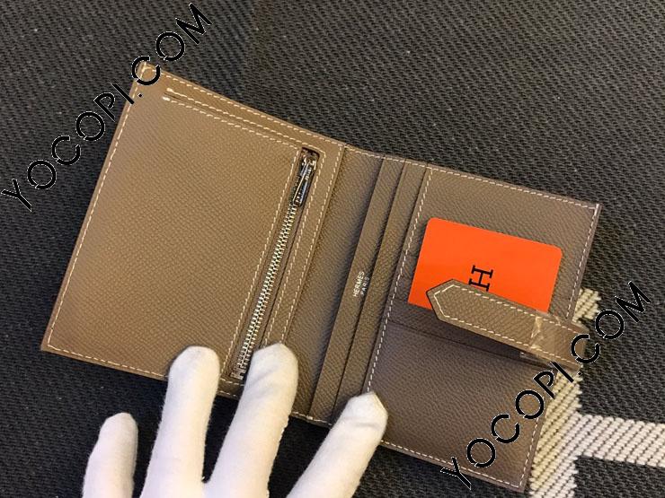 HERMES べアンコンパクトブラウン