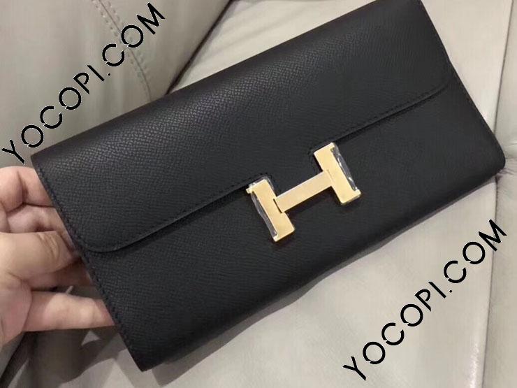 エルメスコンパクト財布 Hermesヴォー・エプソン長財布 折りたたみ財布